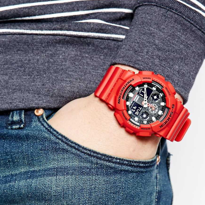 CASIO G-SHOCK GA-100B-4ADR MODEL WATCHES