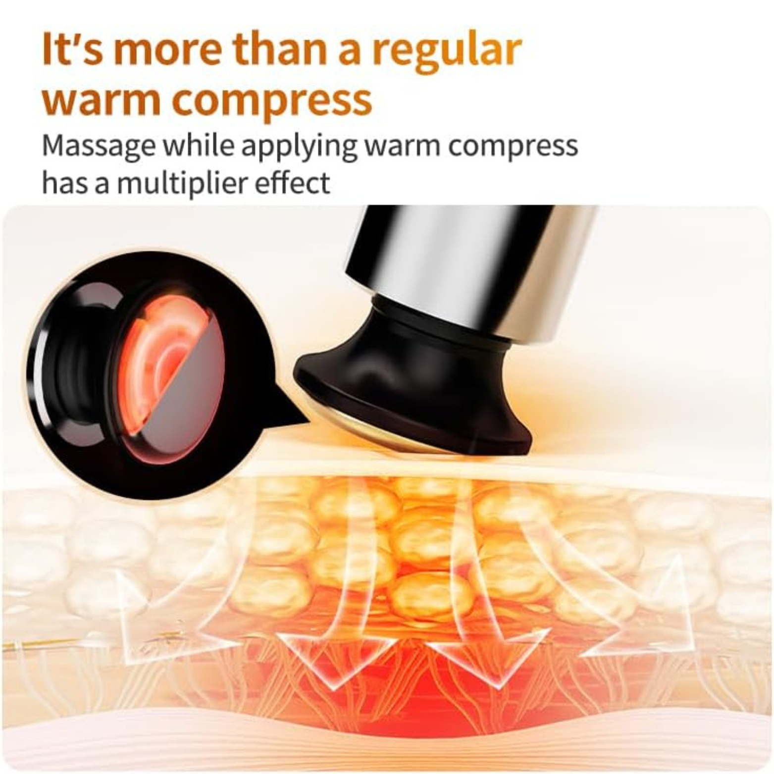 PHILIPS Mini Massage Gun PPM3103G – Portable Deep Tissue Percussion Massager for Muscle Relief & Recovery, USB-C Rechargeable, Quiet & Compact