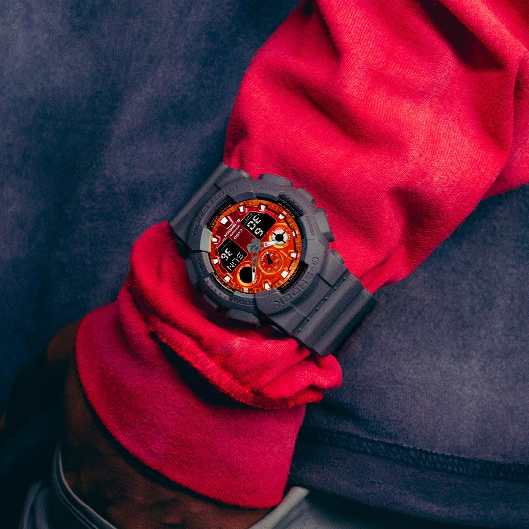 CASIO G-SHOCK GA-100FL-8A MODEL WATCHES