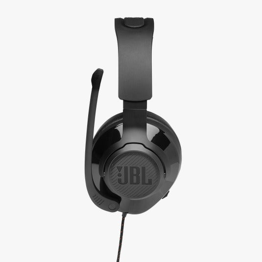 سماعة ألعاب JBL QUANTUM 300 هجينة سلكية فوق الأذن مع ميكروفون قابل للطي