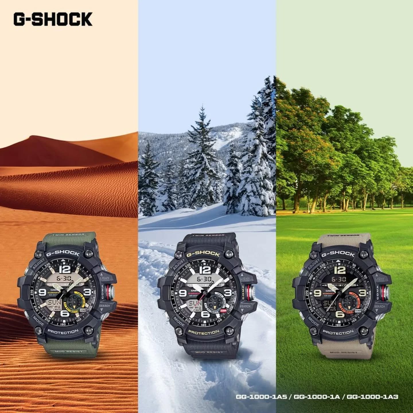 CASIO G-SHOCK GG-1000-1A MODEL WATCHES