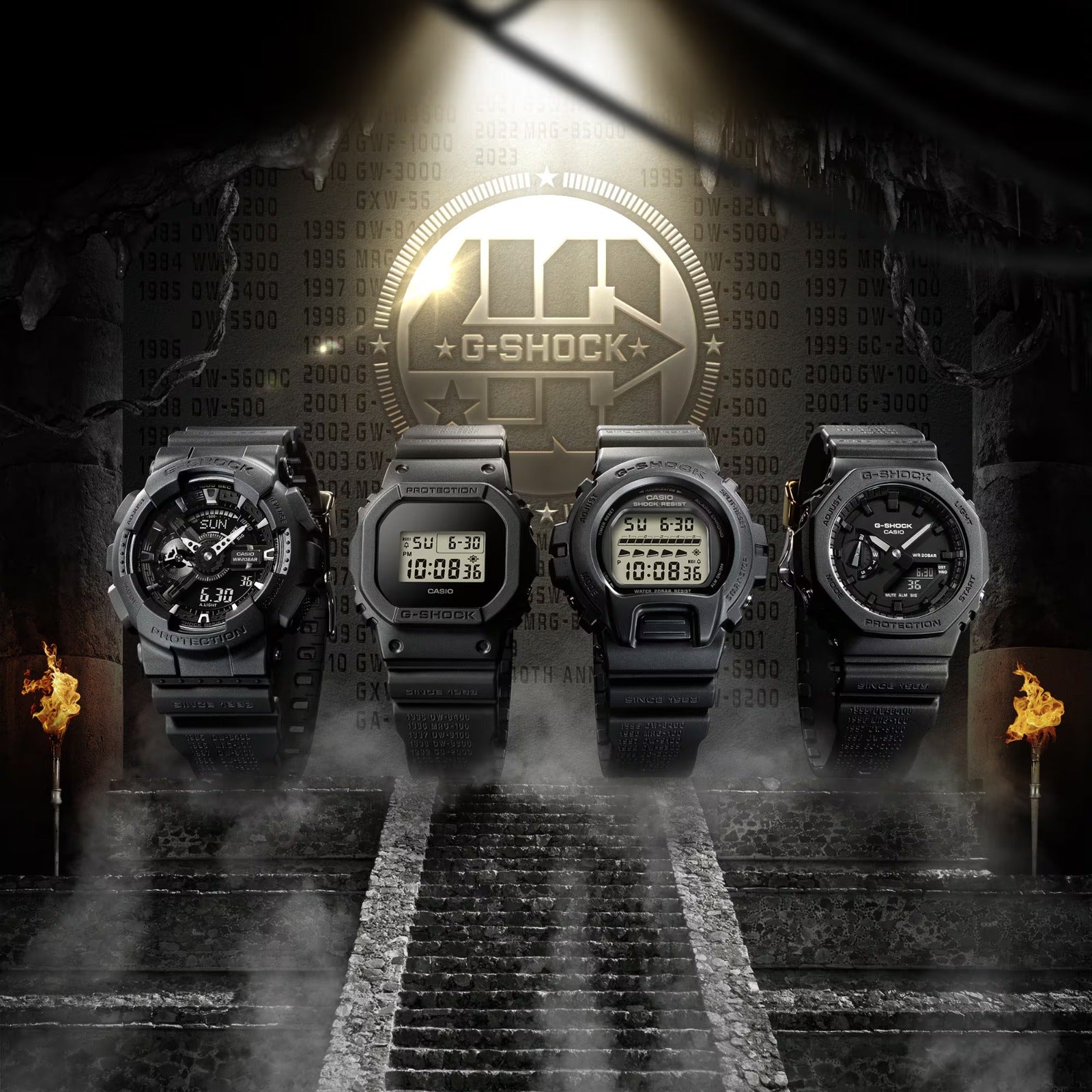 CASIO G-SHOCK DW-6640RE-1DR MODEL WATCHES