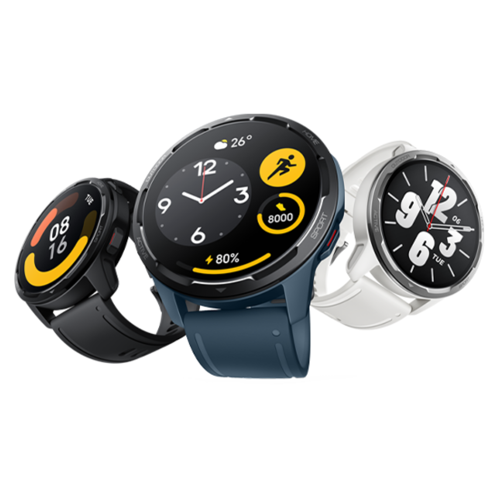 Xiaomi Watch S1 Active Global Smart Watch – 1.43” AMOLED Display, Bluetooth Calling, Dual-Band GPS, 117 Fitness Modes, SpO₂, Heart Rate & Sleep Monitoring, 5 ATM Waterproof, Alexa Built-in – For Android & iOS