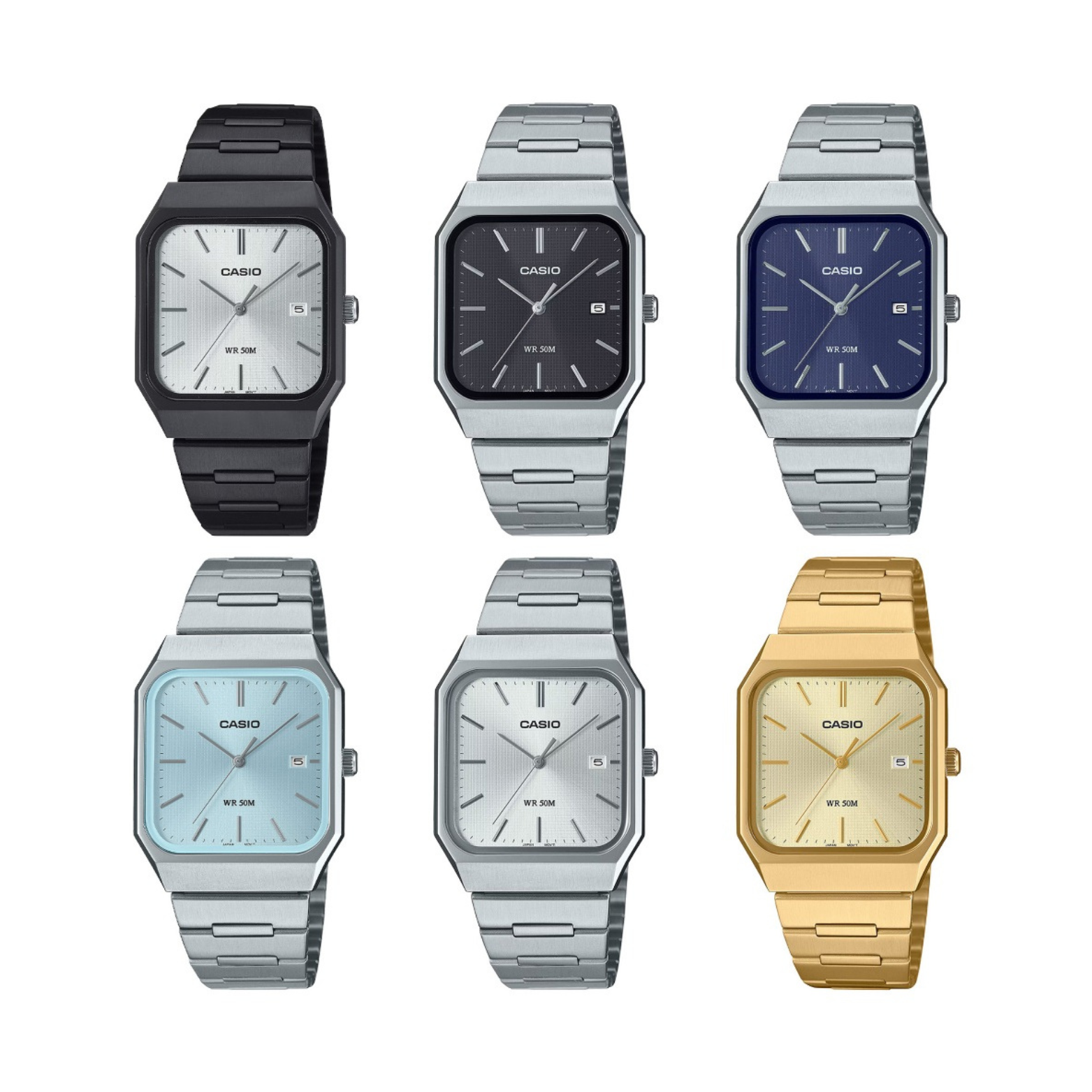 CASIO MTP-B185B SERIES STANDARD MEN'S WATCHES