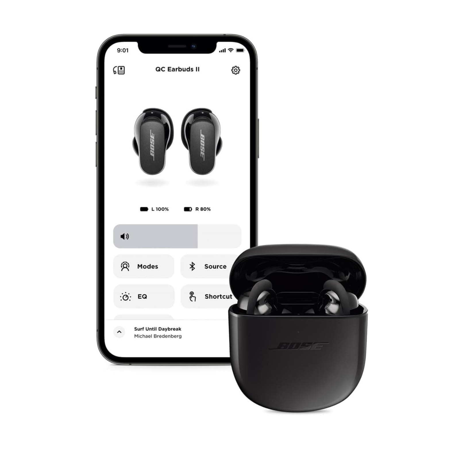 سماعات الأذن BOSE QUIETCOMFORT II المزودة بخاصية إلغاء الضوضاء