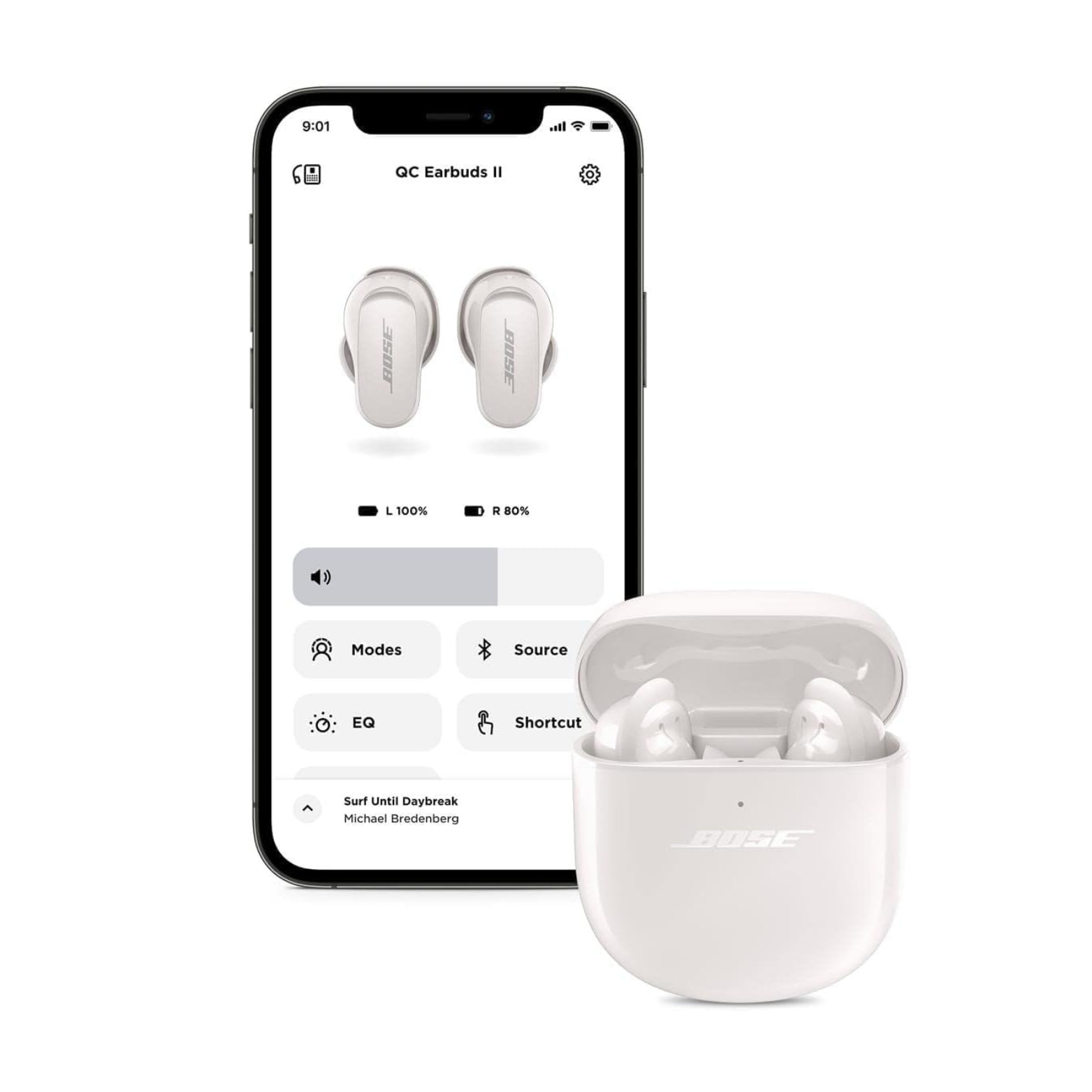 سماعات الأذن BOSE QUIETCOMFORT II المزودة بخاصية إلغاء الضوضاء