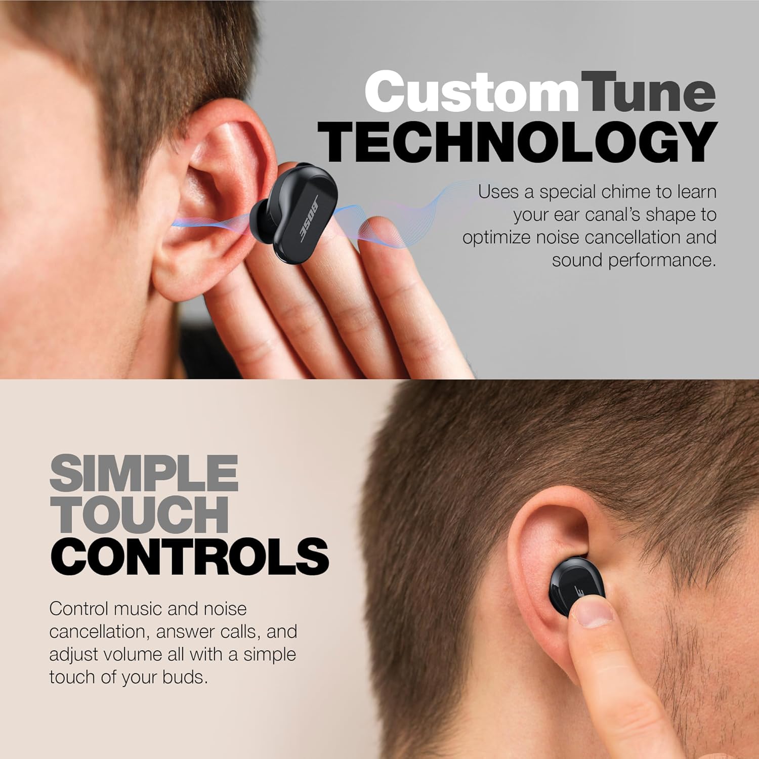 سماعات الأذن BOSE QUIETCOMFORT II المزودة بخاصية إلغاء الضوضاء