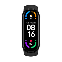 Xiaomi Mi Smart Band 6 – AMOLED Full-Screen Display, SpO₂ & Heart Rate Monitoring, 30 Sports Modes, Sleep Tracking, 14-Day Battery Life, 5 ATM Waterproof – Black Fitness Smart Bracelet for Android & iOS