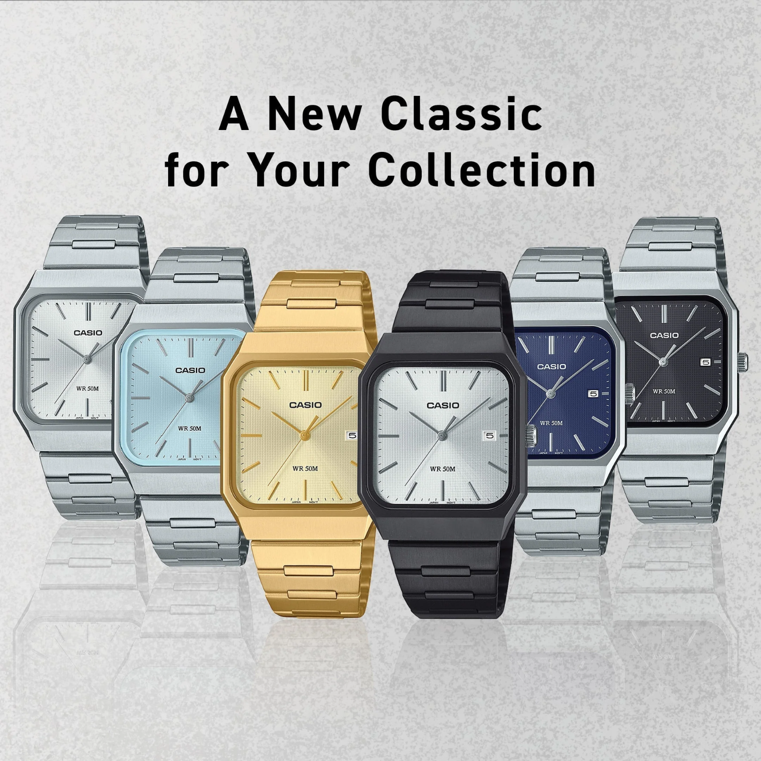 CASIO MTP-B185B SERIES STANDARD MEN'S WATCHES