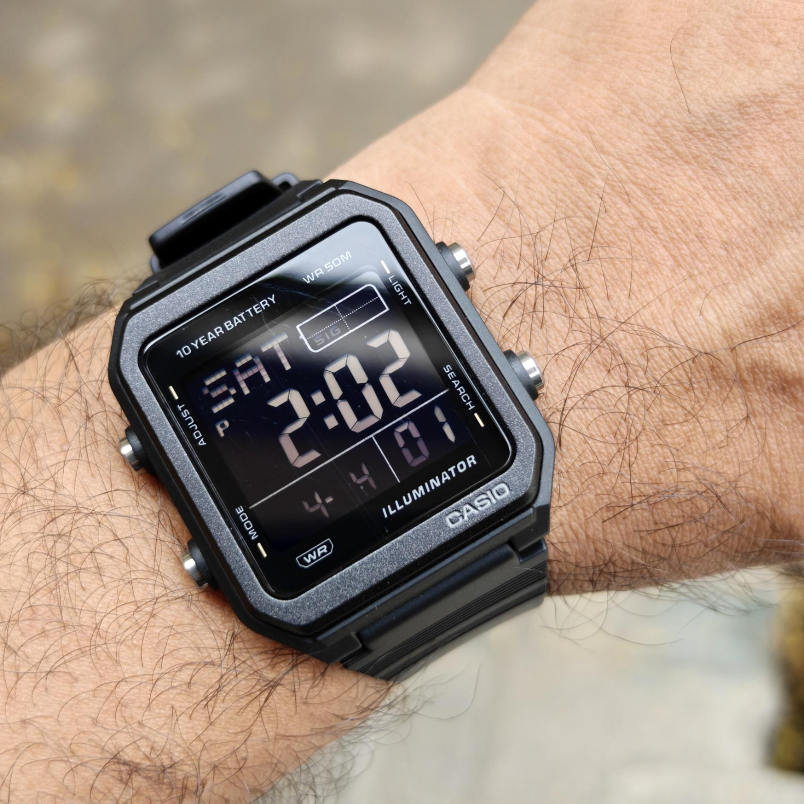 CASIO W-221H Series Men's Digital Watches – Stylish, Water Resistant & Durable