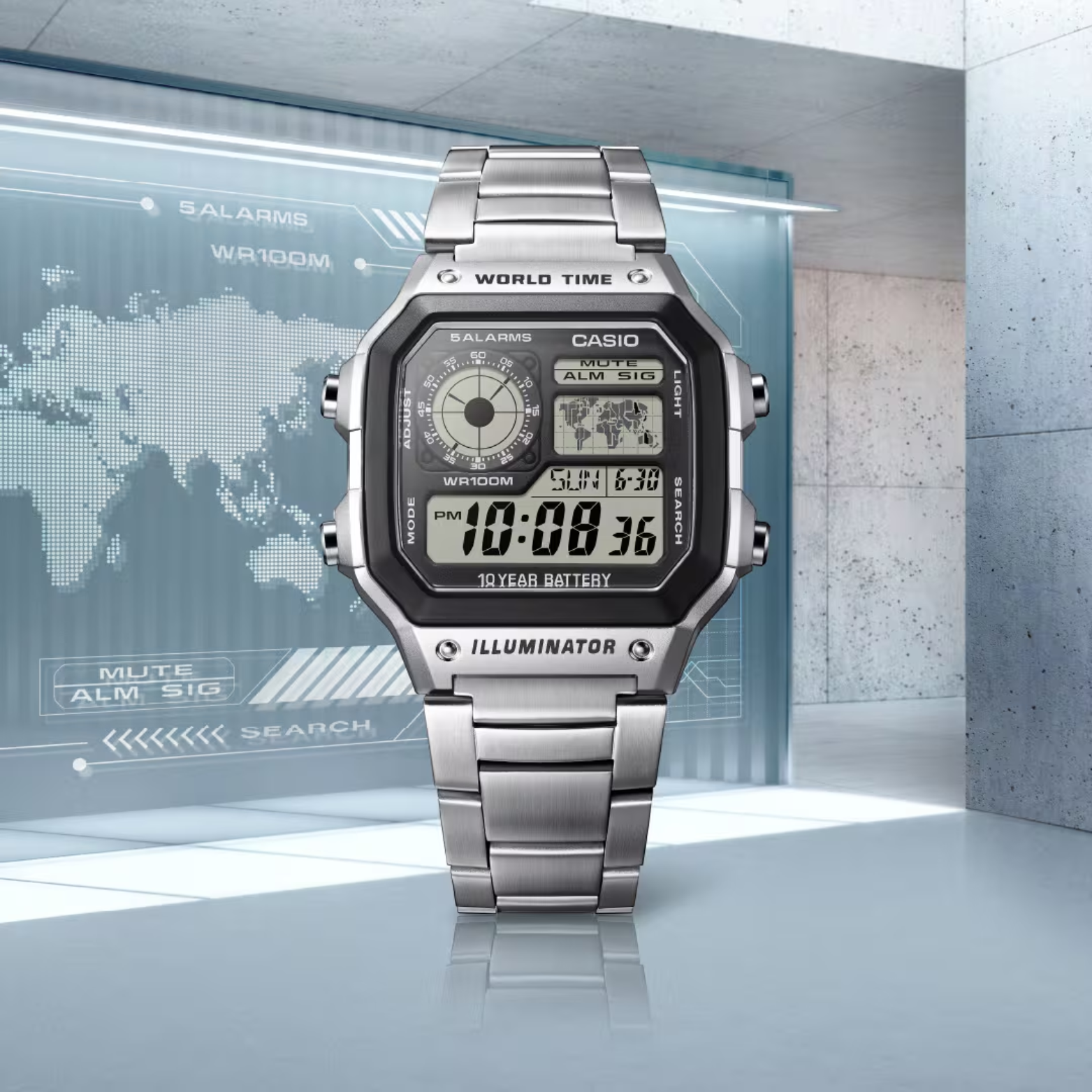 CASIO AE-1200WHD-1AVDF MODEL DIGITAL WATCHES