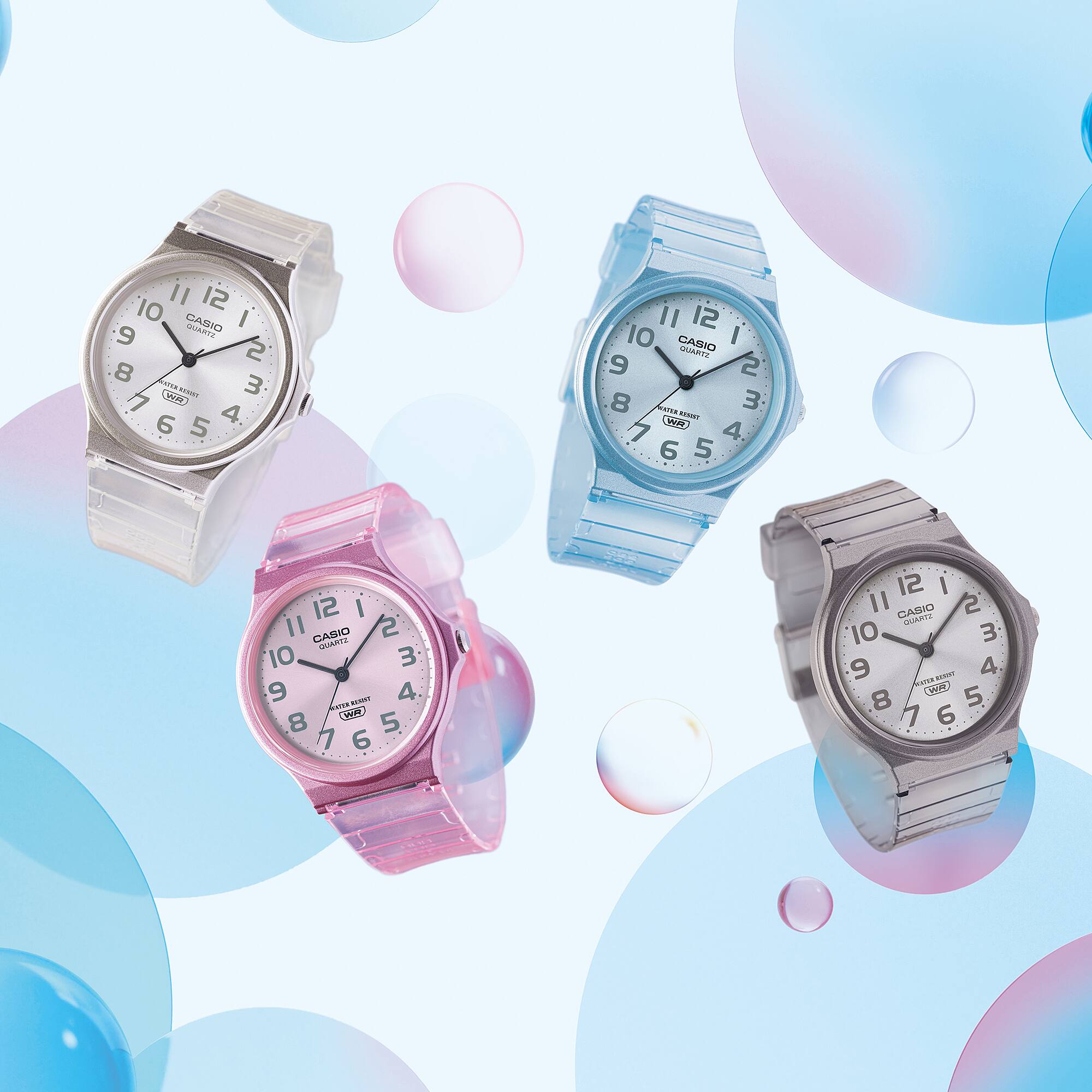 CASIO MQ-24S POP SERIES STANDARD ANALOG WATCHES